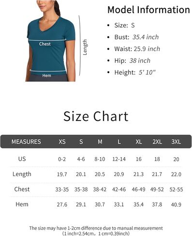 Women's Slim Fit Workout T-Shirts V-Neck Crop Basic Short Sleeve Tee Tops in Saudi Arabia