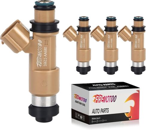 Fuel Injectors Pack of 4 12 Holes Compatible with Subaru Impreza 2005-2011 Forester 2005-2010 for Saab 9-2X 2005-2006 2.5L in Saudi Arabia