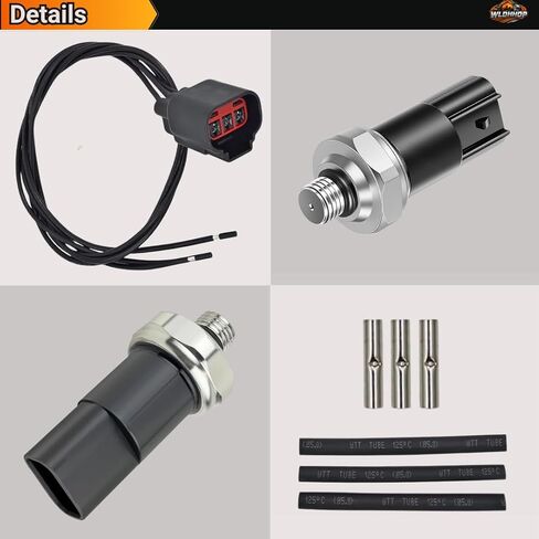 BC3Z-9S599-C مفتاح مستشعر ضغط وقود الديزل مع سرج ضفيرة إصلاح لفورد F-250 F-350 F-450 F-55 2011-2016 سوبر ديوتي مع محرك ديزل باور ستروك 6.7 لتر # BC3Z9S599B BC3Z9S599A in Kuwait