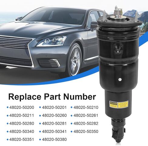 Air Suspension Shock Strut Assembly 48020-50211 Front Left Replacement for Lexus LS600h 2008-2016 LS460 2007-2017 AWD Shock Absorbers Replaces 48020-50200 48020-50201 in Saudi Arabia