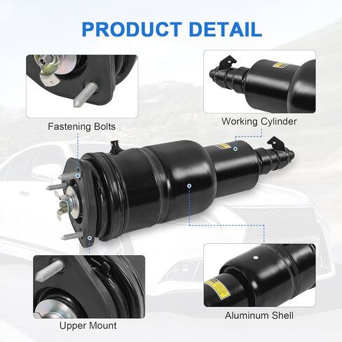 Air Suspension Shock Strut Assembly 48020-50211 Front Left Replacement for Lexus LS600h 2008-2016 LS460 2007-2017 AWD Shock Absorbers Replaces 48020-50200 48020-50201 in Saudi Arabia