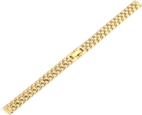 Stainless Steel Watch Strap 6-16mm Silver Gold Bracelet Watch Band Fashion Lady Watch Chain Replacement Strap in Kuwait