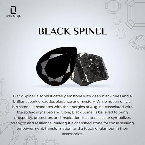 3mm Round Natural Black Spinel Stud Earrings for Women in Sterling Silver, August Birthstone Jewelry Gifts for Her Birthday, Anniversary, Graduation, Christmas (Prong-Set) in Saudi Arabia