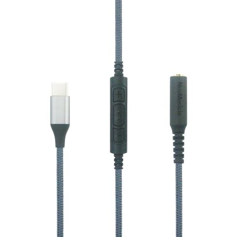 كابل صوت NewFantasia USB C متوافق مع سماعات Shure SRH940 SRH840 SRH750 SRH440 SRH840A SRH440A، ميكروفون للتحكم عن بعد متوافق مع هاتف Samsung Galaxy متوافق مع هاتف Oneplus Android in Kuwait
