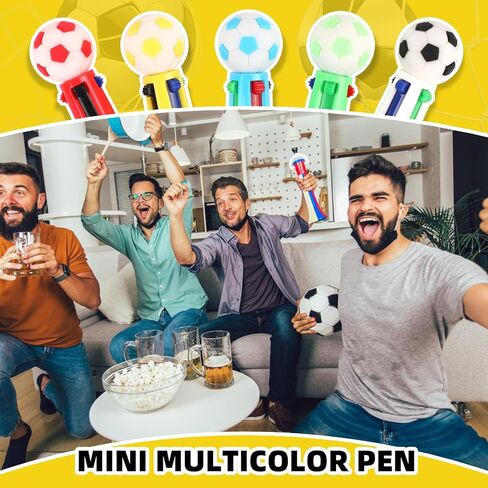 30 قطعة من أقلام حبر جاف لكرة القدم، قلم متعدد الألوان 4 في 1 في قلم واحد لهدايا المكتب in Kuwait