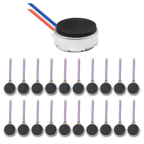 10mmx2.7mm Mini Vibration Motors DC 3V 12000rpm Flat Coin Button-Type Micro DC Vibrating Motor for Mobile Cell Phone Pager Tablet Household Appliances (30Pcs) in Saudi Arabia