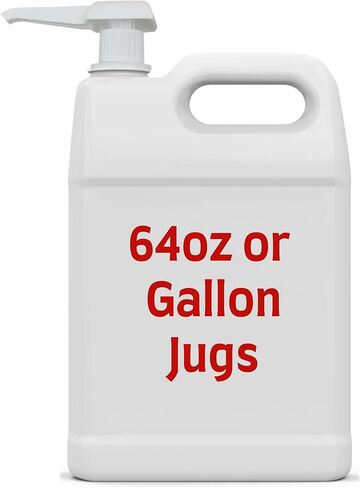 موزع مضخة جالون للشامبو والبلسم وغسول الجسم - يناسب جينجر ليلي، بيو جروم، بيوتون ومعظم حاويات وأباريق جالون القياسية - 1 أونصة لكل موزع مضخة in Kuwait