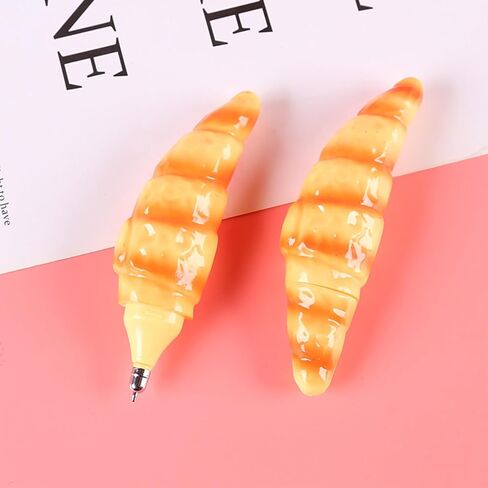 Novelty Food Pens Set -Realistic Pizza Pen Slice Hotdog Ballpoint Pens, Ham Pen Bread pens Black Ink, Fun Creative Stationery for Students Office Gags(4 pcs) in Kuwait