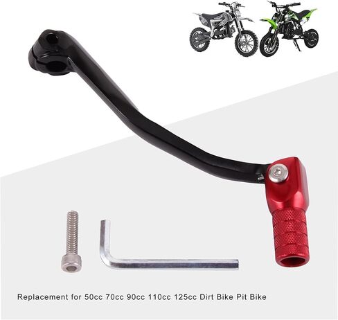 GOOFIT Red and Black 2" Folding Gear Shifter Lever Replacement for 50cc 70cc 90cc 110cc 125cc Dirt Bike Pit Bike in Saudi Arabia