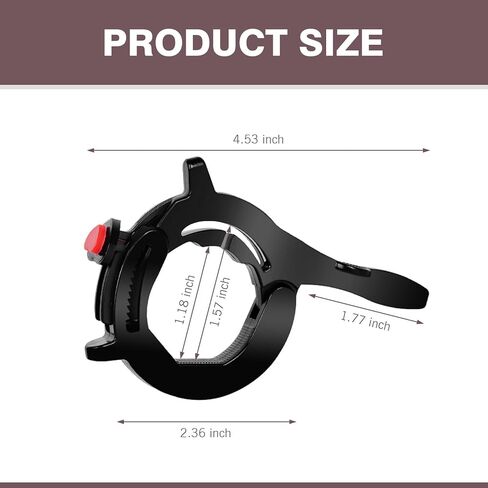 معزز الرحلات البحرية للدراجة النارية، صمام خانق كروز مضاد للانزلاق وموفر للعمالة بالإضافة إلى مشبك المقود، قطع غيار قابلة للتعديل، مناسبة لمعظم الدراجات النارية (أسود) in Kuwait