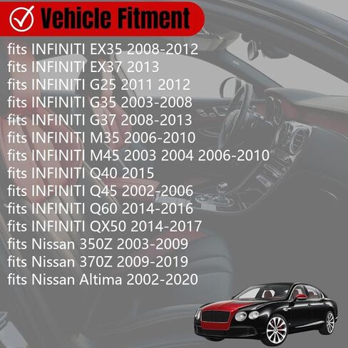 1 Set of Emergency Parking Brake Shoes Rear Brakes kit fits INFINITI M45 4.5L 2003 2004 2006-2010, fits Nissan X-Trail 2.5L 2002-2007, fits INFINITI EX35 3.5L 2008-2012 in Kuwait