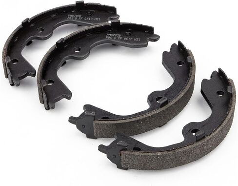 1 Set of Emergency Parking Brake Shoes Rear Brakes kit fits INFINITI M45 4.5L 2003 2004 2006-2010, fits Nissan X-Trail 2.5L 2002-2007, fits INFINITI EX35 3.5L 2008-2012 in Kuwait