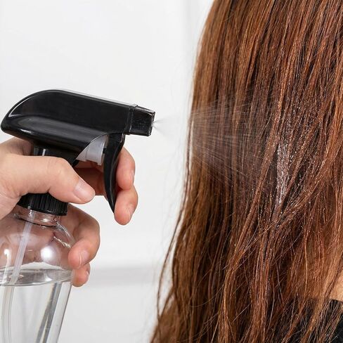 15 Pack Plastic Spray Bottles Bulk 100z/300ml Heavy Duty Spraying Bottles with Stickers Empty Mist Water Sprayer Refillable Containers for Cleaning Solutions, Essential Oils, Hair, Cooking (Clear) in Kuwait