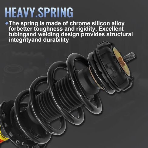 LUFT MEISTER 22993799 22793800 2 PCS Front Shock Absorber Assy W/Electric Compatible with Cadillac SRX 2.8 3.0 3.6 2010-2016 23163721,22793799, 20834663,20834664, 20884458 in Kuwait