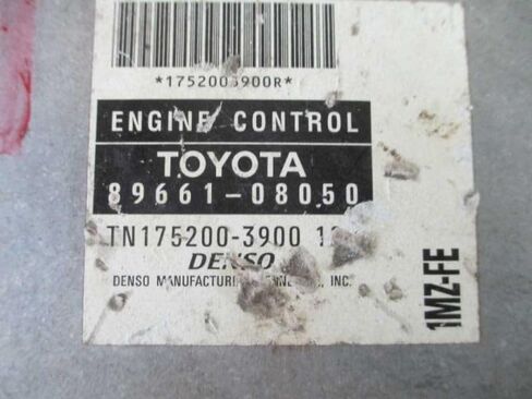 00 Sienna Engine ECM Electronic Control Module 89661-08050 8966108050 in Saudi Arabia