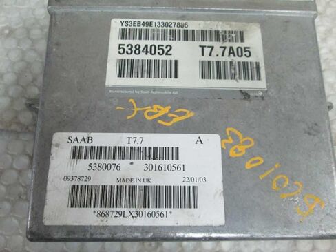 وحدة التحكم الإلكترونية للمحرك ECM تناسب 2003 03 SAAB 9-5 5384052 in Saudi Arabia