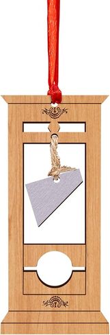 Horror Christmas Ornaments, Guillotine Christmas Ornament, Darkly Delightful Holiday Gift, Unconventional (TA30) in Kuwait