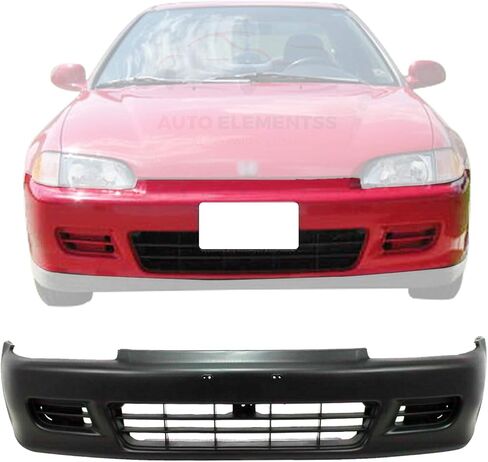 Front Bumper Cover Primed Plastic For 1992-1995 Honda Civic Coupe Hatchback OE Direct Replacement in Saudi Arabia