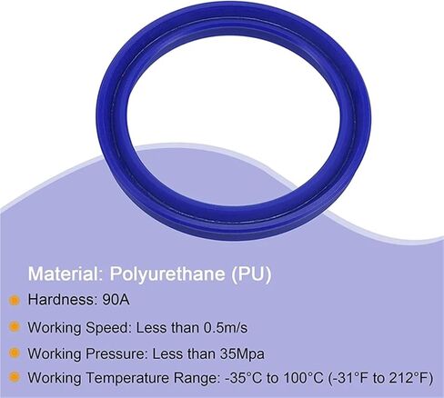 UN/U/Y Type Ring Polyurethane (PU) Hydraulic Oil Seal Cylinder Piston Sealing ring Gasket.ID 8mm -25mm,5Pieces in a pack(14X20X5 (5Pcs)) in Saudi Arabia