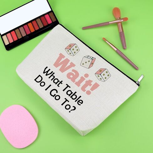 حقيبة مكياج من لعبة بونكو، هدايا بونكو المضحكة للعبة النرد، عاشق المقامرة، حقيبة مستحضرات التجميل، هدية مقامر لأفضل صديق، أخت، هدية عيد الميلاد لعشاق الكازينو، حقيبة مستحضرات التجميل للسفر in Kuwait