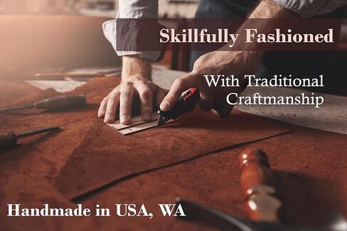 100% Genuine Leather Makeup Bag Engraved Name or Initials – Cosmetic Purse Crafted in USA – Personalized Birthday Gift, Mother Gift, Coworker Gift – Waterproof Makeup Bag for Women in Kuwait