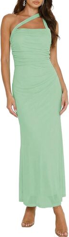 فستان نسائي بدون أكمام بقصة ضيقة وظهر مكشوف وحفلات الكوكتيل وحفلات السهرة الطويلة in Kuwait