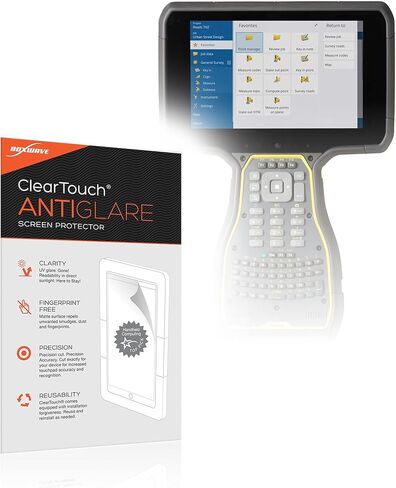 واقي شاشة Boxwave متوافق مع Trimble TSC7-Cleartouch Anti-Glare (2 pack) ، جلد غير لامع مضاد للأصفر لفيلم Trimble TSC7 in Kuwait