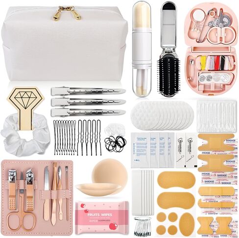 ARK Survivor Women's Wedding Emergency Kit 39 Essential Items for Brides Team Bride All in One Travel Kit Personal Care Women's Travel Set in Saudi Arabia
