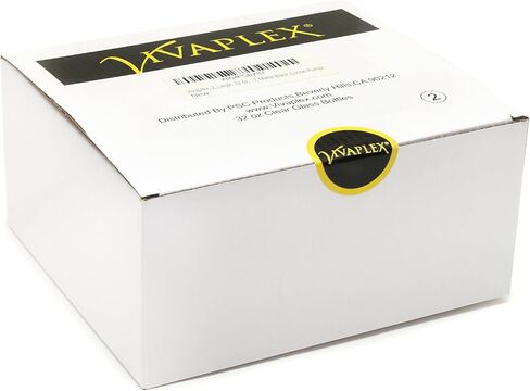Vivaplex, 2, Large, 32 oz, Empty, Clear Glass Bottles with Stainless Steel, Matte Black, Lotion Pumps in Saudi Arabia
