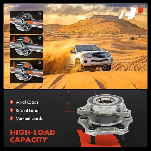 A-Premium 2 x Front Wheel Bearing and Hub Assembly with 5-Lug Compatible with Suzuki Kizashi 2010 2011 2012 2013 in Saudi Arabia