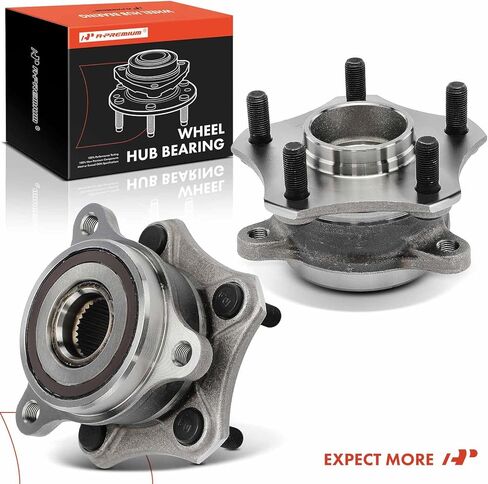 A-Premium 2 x Front Wheel Bearing and Hub Assembly with 5-Lug Compatible with Suzuki Kizashi 2010 2011 2012 2013 in Saudi Arabia