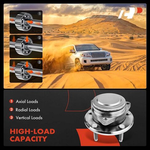 A-Premium Front Wheel Bearing and Hub Assembly with 5-Lug Compatible with Chevrolet Corvette 2014 2015 2016 2017 2018 2019 in Saudi Arabia
