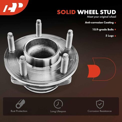 A-Premium Front Wheel Bearing and Hub Assembly with 5-Lug Compatible with Chevrolet Corvette 2014 2015 2016 2017 2018 2019 in Saudi Arabia