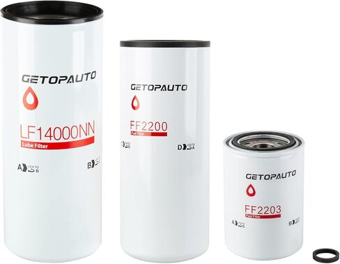 Oil Change Kit LF14000NN FF2200 FF2203 Compatible with Engine ISX Pre- 2010 in Saudi Arabia