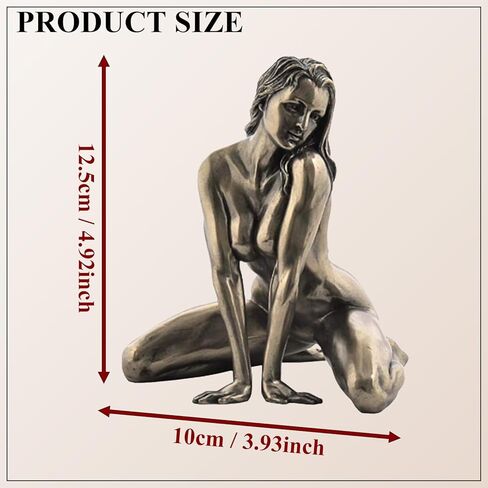 حلي امرأة مثيرة، منحوتة فنية راكعة من الراتنج لغرفة النوم وغرفة المعيشة والمكتب الإبداعي لوضعية الجسم البشري لمحبي الزوجين، تمثال مبتكر مضحك هدية للرجال والنساء in Kuwait