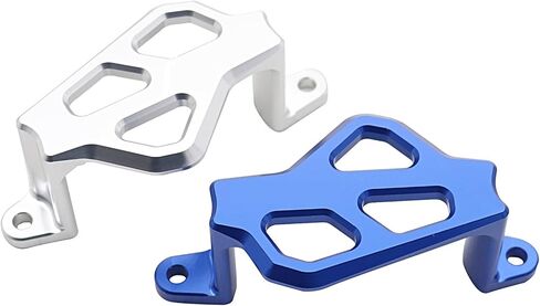 Motorcycle CNC Rear Brake Caliper Guard Protector Cover For Yamaha YZ125 125X 250 YZ250F YZ250X YZ250FX YZ450F distintivo(Blue) in Saudi Arabia