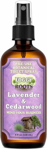 Pre-Use Toilet Spray Peppermint & Eucalyptus Essential Oils – 4 fl oz Over 200 Uses – Botanical Toilet Mist – Toilet Bowl Odor Barrier Spray – Bathroom Odor Control – Mind Your Business in Saudi Arabia