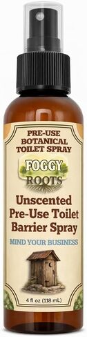 Pre-Use Toilet Spray Peppermint & Eucalyptus Essential Oils – 4 fl oz Over 200 Uses – Botanical Toilet Mist – Toilet Bowl Odor Barrier Spray – Bathroom Odor Control – Mind Your Business in Saudi Arabia