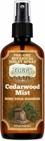 Pre-Use Toilet Spray Peppermint & Eucalyptus Essential Oils – 4 fl oz Over 200 Uses – Botanical Toilet Mist – Toilet Bowl Odor Barrier Spray – Bathroom Odor Control – Mind Your Business in Saudi Arabia