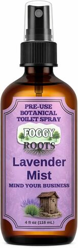 Pre-Use Toilet Spray Peppermint & Eucalyptus Essential Oils – 4 fl oz Over 200 Uses – Botanical Toilet Mist – Toilet Bowl Odor Barrier Spray – Bathroom Odor Control – Mind Your Business in Saudi Arabia
