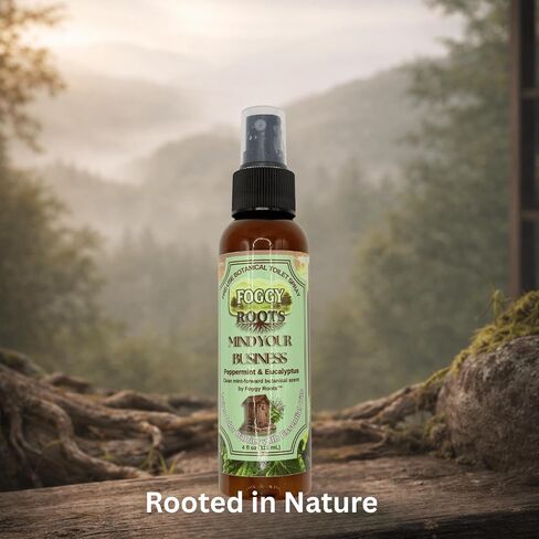 Pre-Use Toilet Spray Peppermint & Eucalyptus Essential Oils – 4 fl oz Over 200 Uses – Botanical Toilet Mist – Toilet Bowl Odor Barrier Spray – Bathroom Odor Control – Mind Your Business in Saudi Arabia