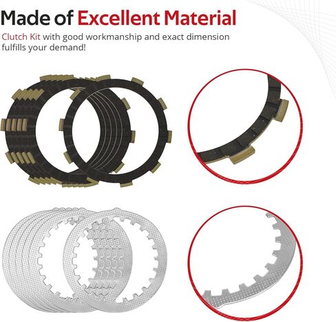 JAVIK Clutch Kit & Outer Clutch Basket With Gear For Yamaha Blaster 200 YFS200 1988-2006 O.E.M# 3JM-16150-01 in Saudi Arabia