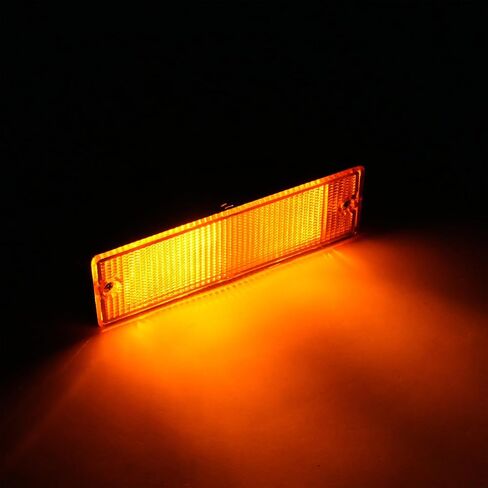 Turn Signal Light Compatible with 88-94 Nissan D21 & 88-95 Pathfinder & 95-97 Nissan Pickup Halogen Left & Right Side Amber Lens Replacement for NI2520108 NI2521108 in Kuwait