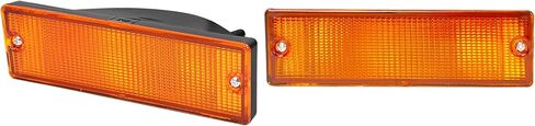 Turn Signal Light Compatible with 88-94 Nissan D21 & 88-95 Pathfinder & 95-97 Nissan Pickup Halogen Left & Right Side Amber Lens Replacement for NI2520108 NI2521108 in Kuwait