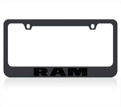 Eurosport Daytona- Compatible with -, Dodge RAM Word - Black License Plate Frame in Saudi Arabia