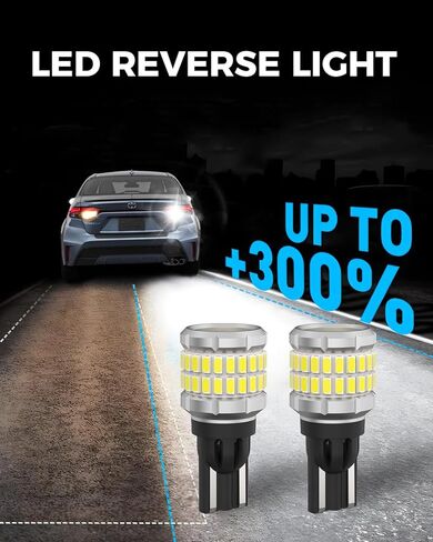 AENVTOL 14 Pieces Interior LED Light Kit + Back Up Bulb Reverse Lights Replacement for Toyota Camry 2007-2023 White LED Backup Light + Interior Bulb Package, Install Tool in Kuwait