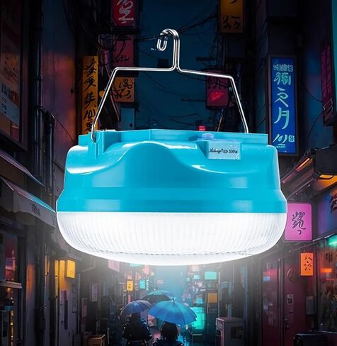 مصباح LED في حالات الطوارئ متعددة الوظائف مع شحن USB ، قادر على إعادة شحن الأجهزة المحمولة ، مثالية لانقطاع التيار الكهربائي ، التخييم في الخيام ، صيد الأسماك (الأزرق الرحل -145 ملم) in Kuwait