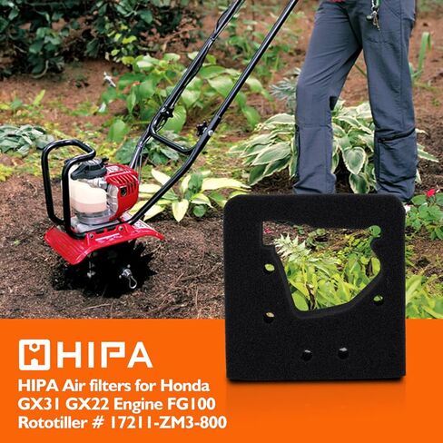 Hipa 2 Pack GX31 فلتر الهواء لهوندا GX31 GX22 FG100 GX 31 GX 22 محرك FG100 الحارث المزارع استبدال 17211-ZM3-800 4 السكتة الدماغية فلتر الهواء in Saudi Arabia