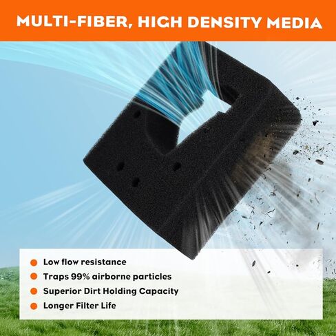 Hipa 2 Pack GX31 فلتر الهواء لهوندا GX31 GX22 FG100 GX 31 GX 22 محرك FG100 الحارث المزارع استبدال 17211-ZM3-800 4 السكتة الدماغية فلتر الهواء in Saudi Arabia