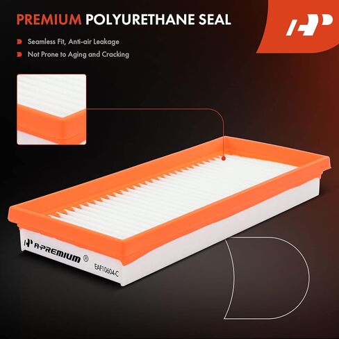 A-Premium 2-PC Engine Air Filter Compatible with Smart Fortwo 2008-2015, L3 1.3L, Flexible Panel, Replace# A0010940301 in Saudi Arabia